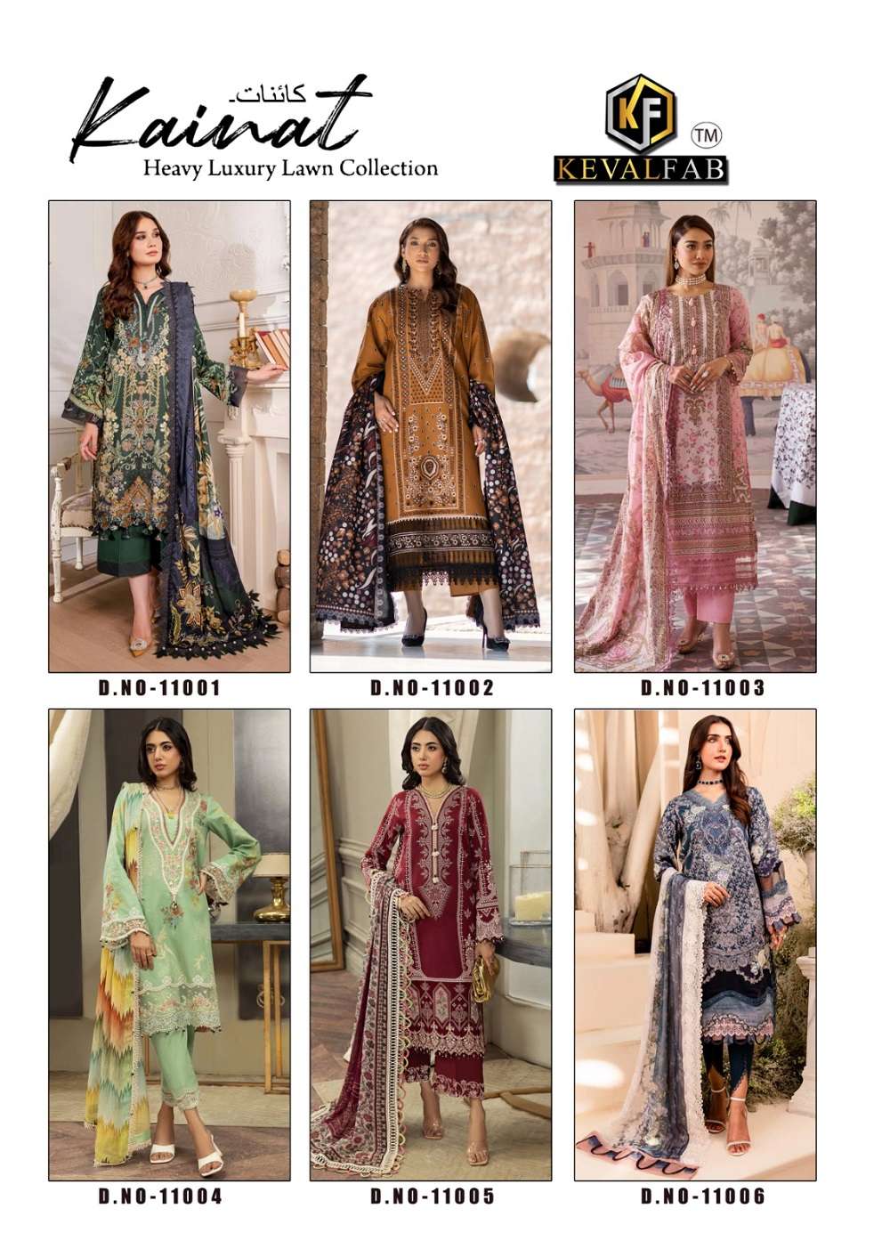 Keval Kainnat Vol-11 – Dress Material -Wholesale catalog
