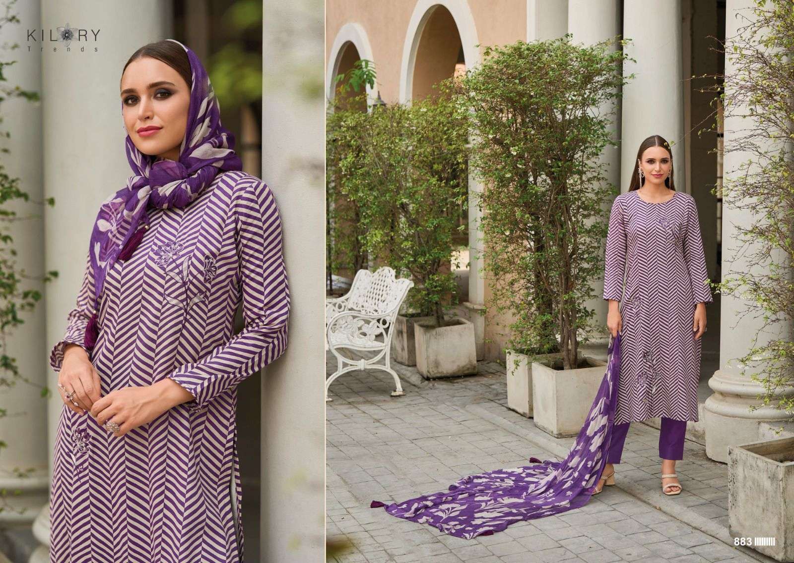 Kilory Elnaz Jam Cotton Designer Salwar Kameez Wholesale catalog