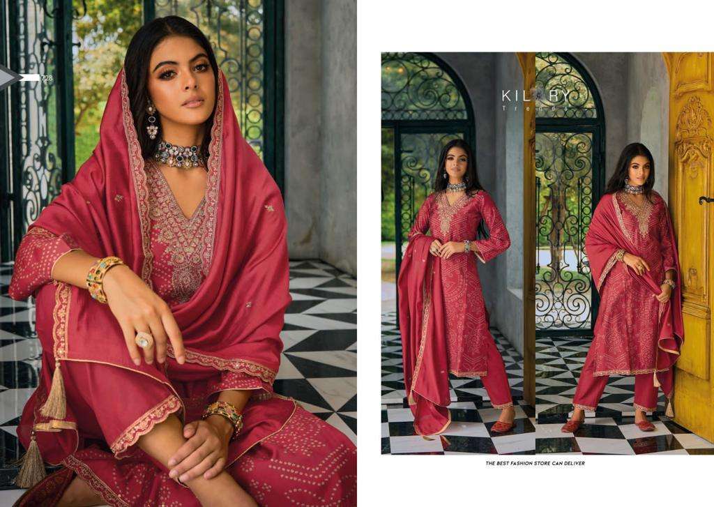 Kilory Silk Of Bandhej Vol 2 Salwar Kameez Wholesale catalog
