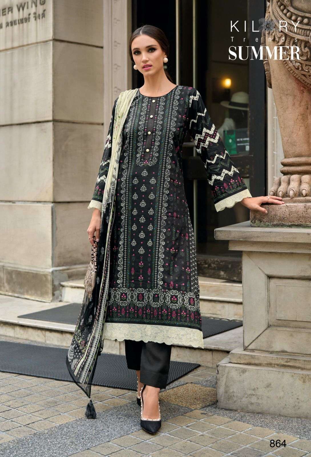 Kilory Summer Story Lawn Cotton Salwar Suits Wholesale catalog