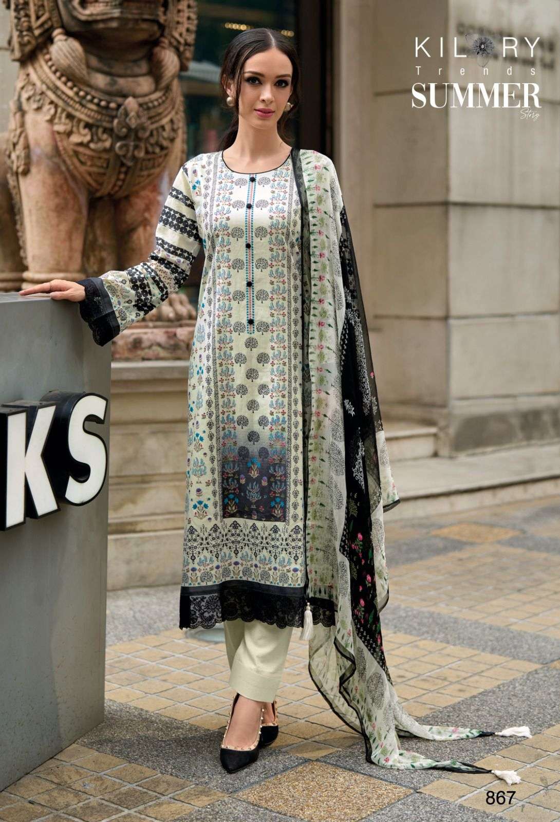 Kilory Summer Story Lawn Cotton Salwar Suits Wholesale catalog
