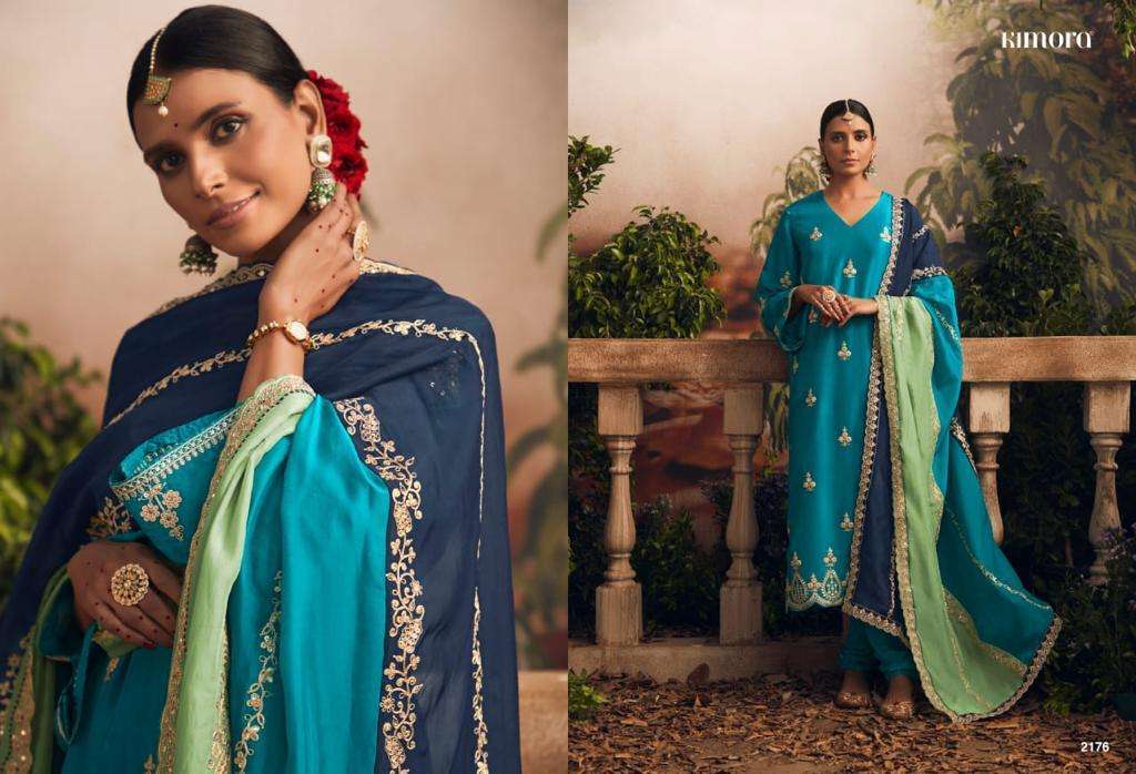 Kimora Heer Qala Silk Embroidery Salwar Suits  Wholesale catalog