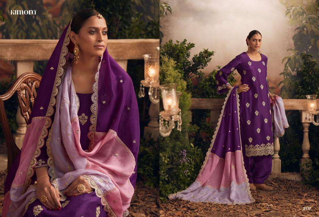 Kimora Heer Qala Silk Embroidery Salwar Suits  Wholesale catalog