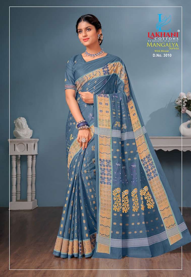 Lakhani Mangalya Vol-3 –Dhakai Special Cotton Sarees - Wholesale Catalog