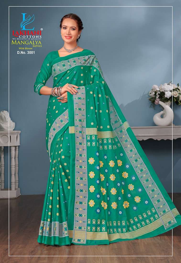 Lakhani Mangalya Vol-3 –Dhakai Special Cotton Sarees - Wholesale Catalog