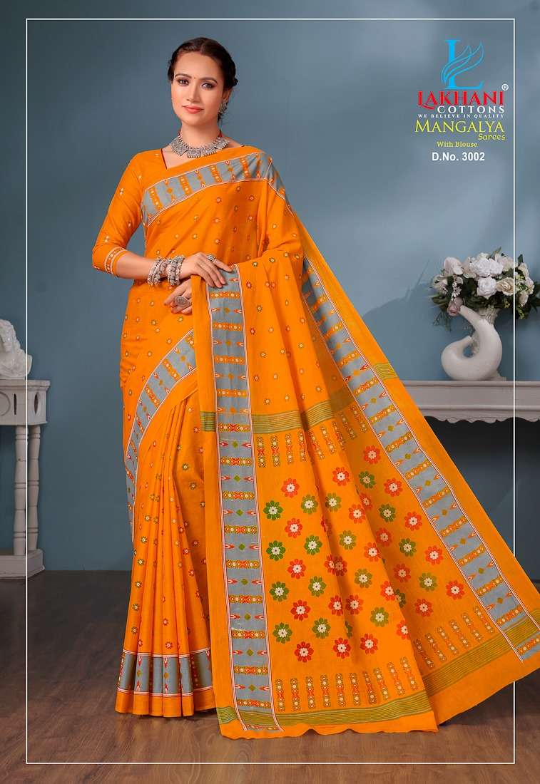 Lakhani Mangalya Vol-3 –Dhakai Special Cotton Sarees - Wholesale Catalog