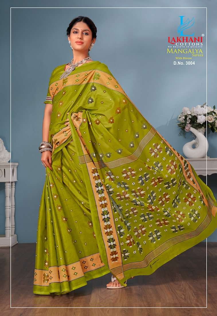 Lakhani Mangalya Vol-3 –Dhakai Special Cotton Sarees - Wholesale Catalog