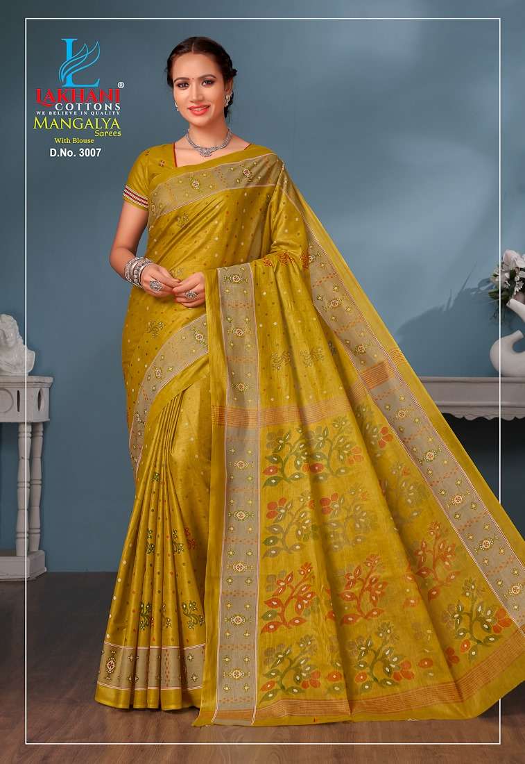 Lakhani Mangalya Vol-3 –Dhakai Special Cotton Sarees - Wholesale Catalog