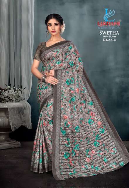 Lakhani Swetha Vol-4 – Cotton Sarees - Wholesale Catalog