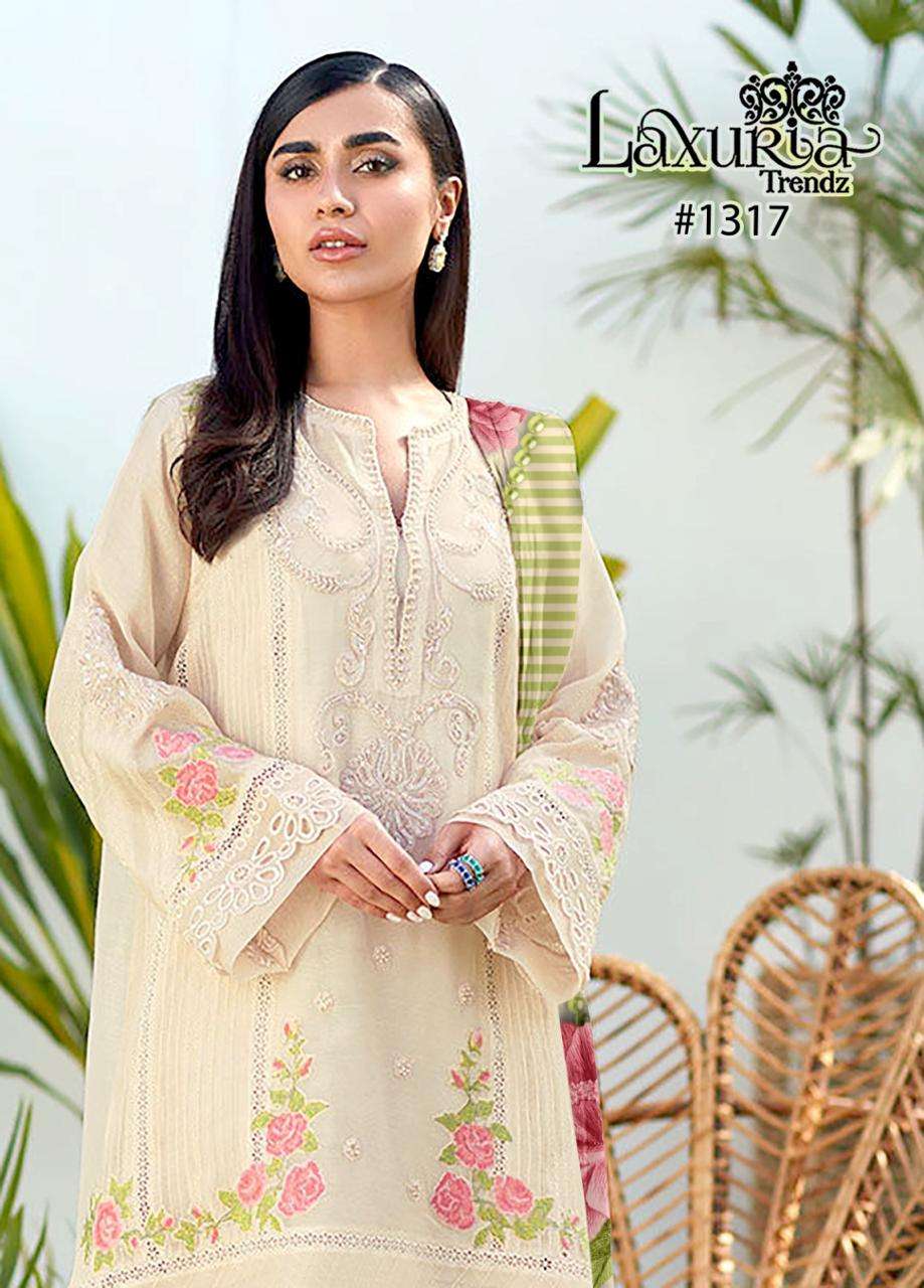Laxuria Trendz 1317 Designer Stylish Dress materials Wholesale catalog