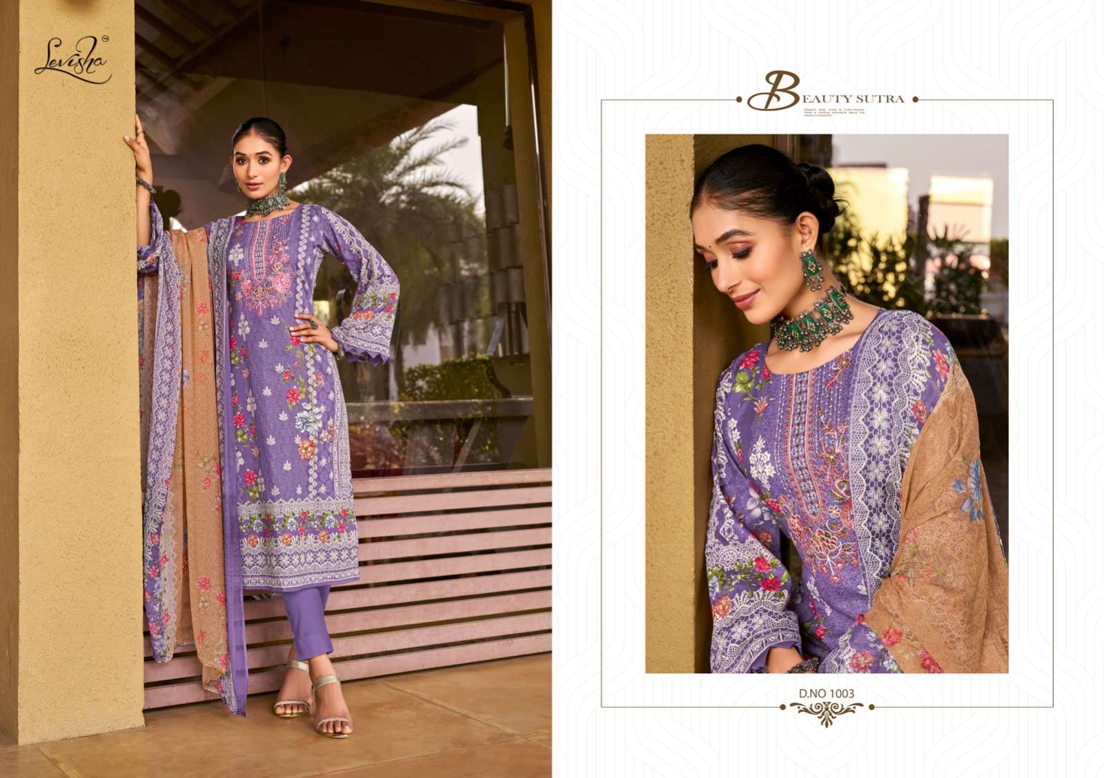 Levisha Shehnaz 1 Chiffon Dupatta Dress Material Wholesale catalog
