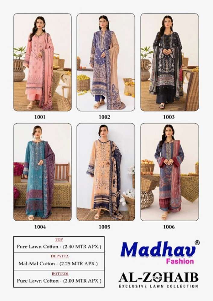 Madhav Al Zohaib -Dress Material -Wholesale Catalog