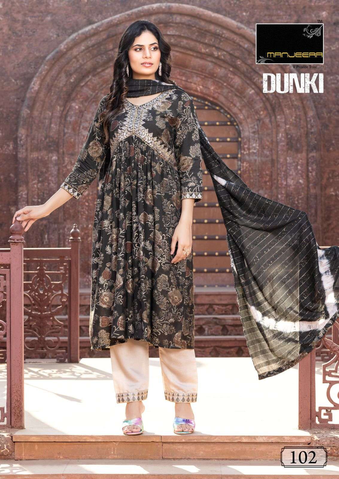 MANJEERA DUNKI Kurti Wholesale catalog