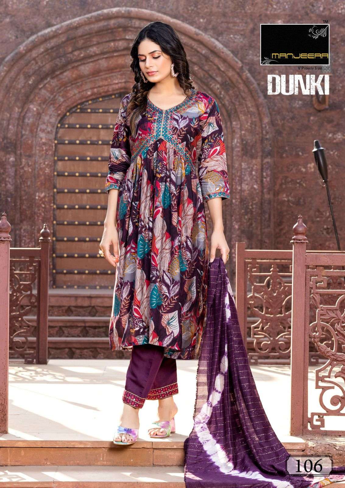 MANJEERA DUNKI Kurti Wholesale catalog