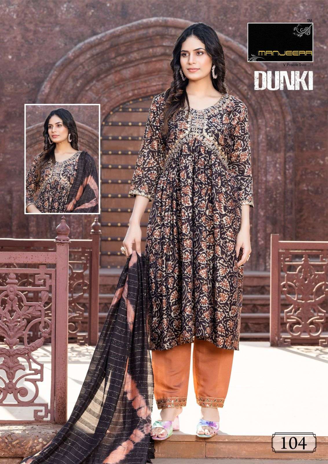 MANJEERA DUNKI Kurti Wholesale catalog