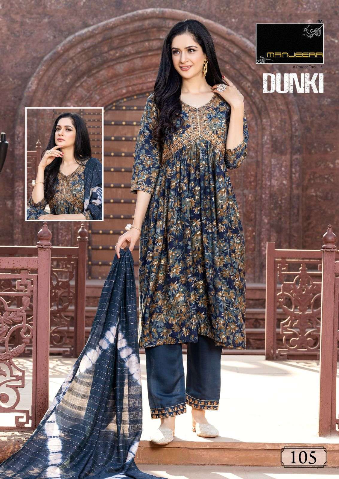 MANJEERA DUNKI Kurti Wholesale catalog