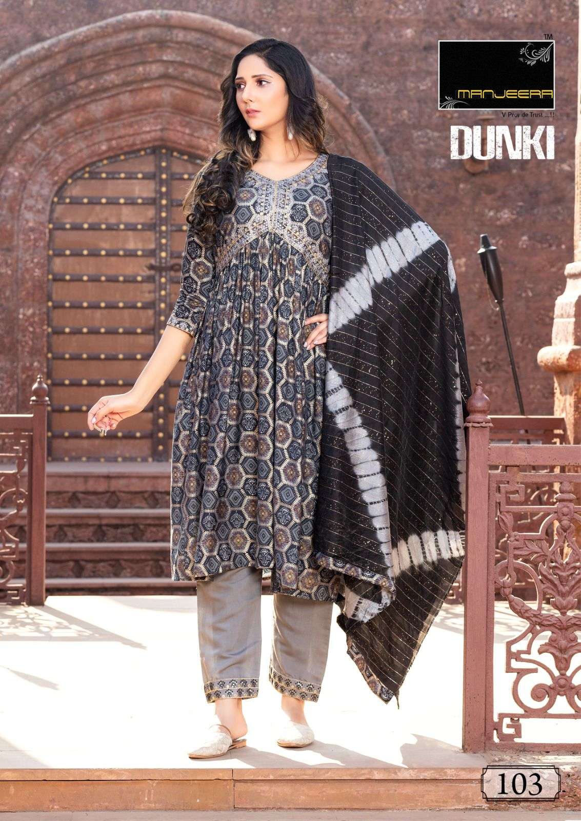 MANJEERA DUNKI Kurti Wholesale catalog