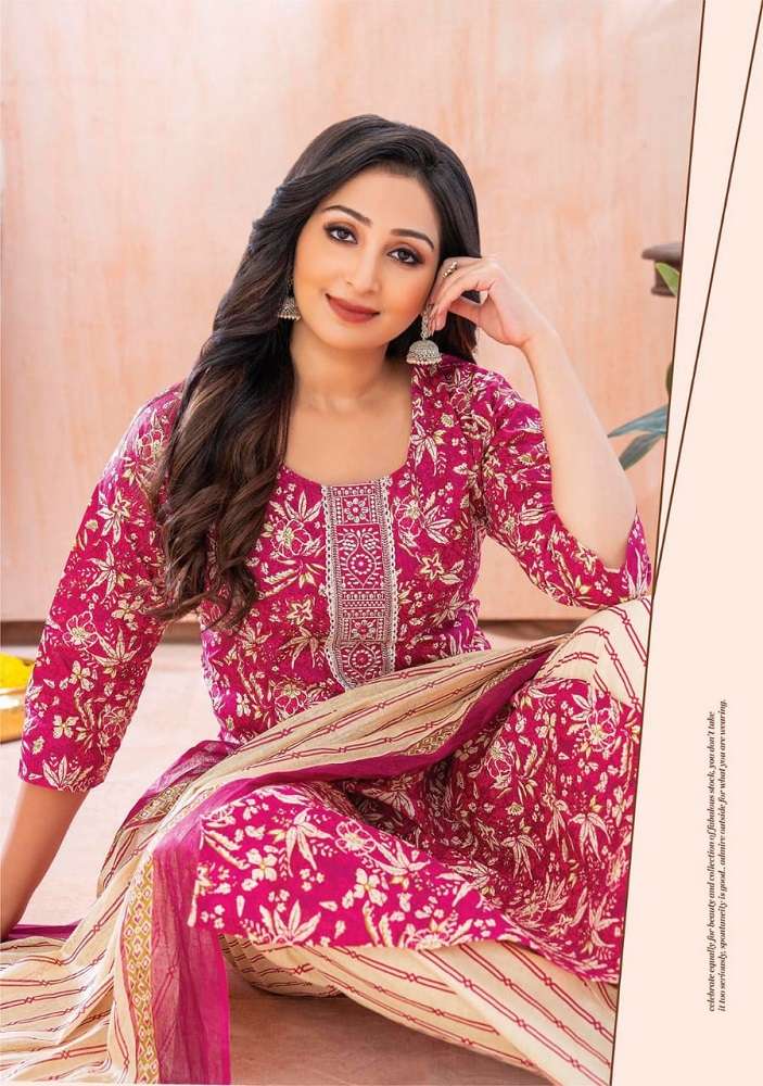 Mayur Elegance Vol-3 -Kurti Pant With Dupatta -Wholesale Catalog
