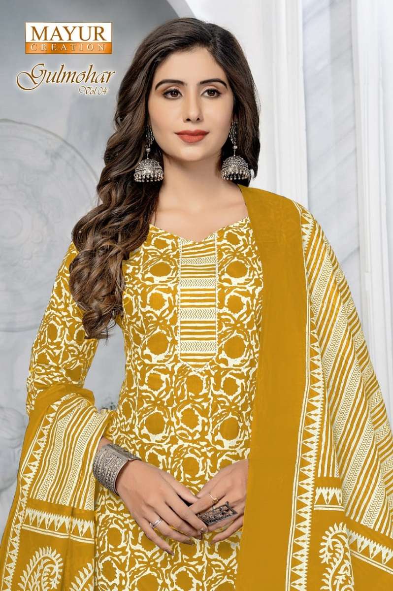 Mayur Gulmohar Vol-4 -Dress Material -Wholesale Catalog