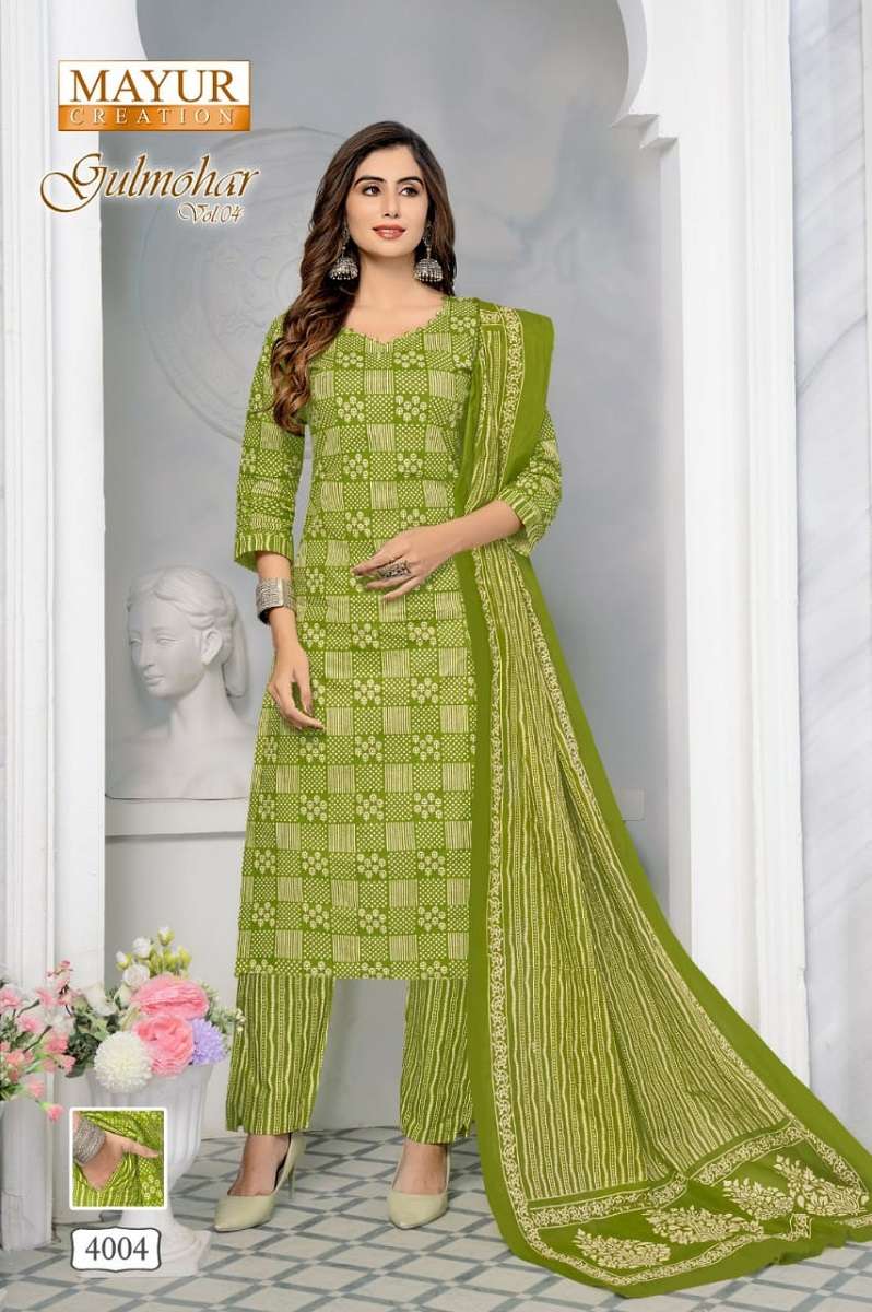 Mayur Gulmohar Vol-4 -Dress Material -Wholesale Catalog