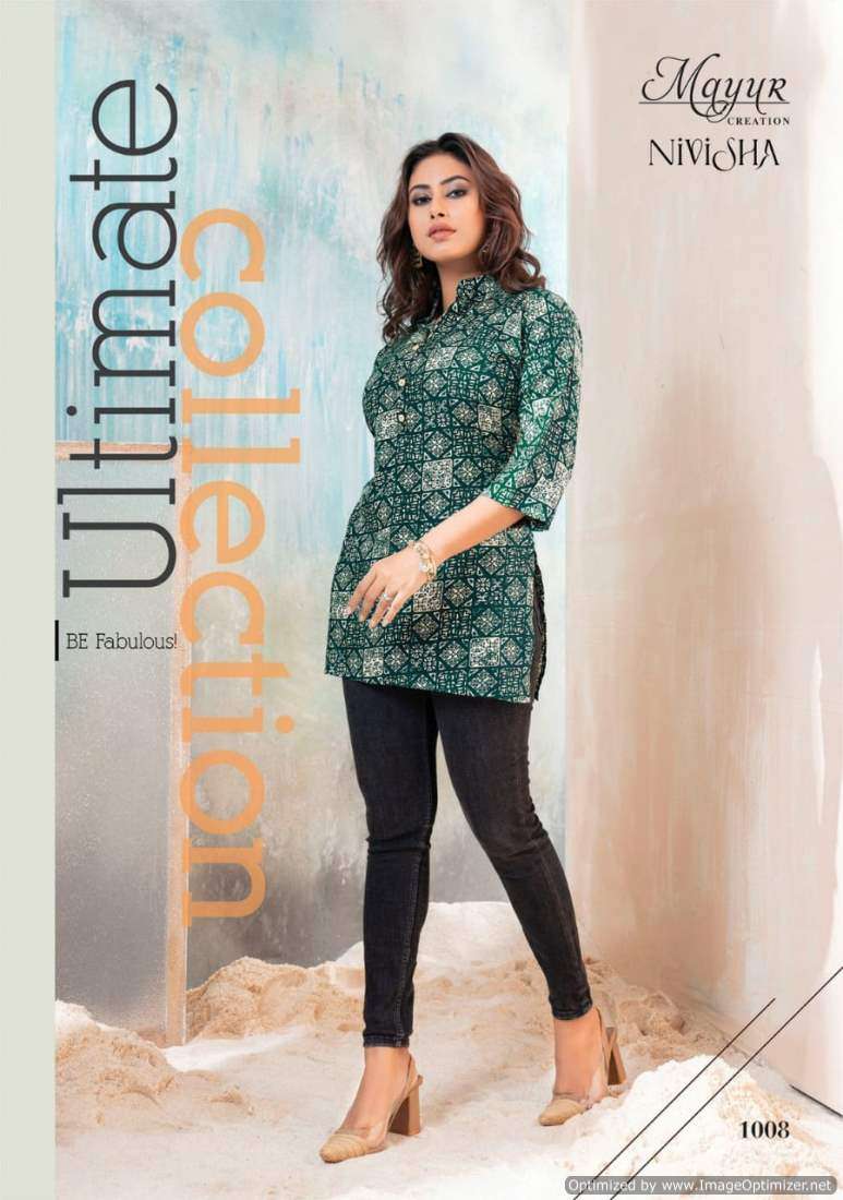 Mayur Nivisha Vol-1 – Short Tops -Wholesale Catalog