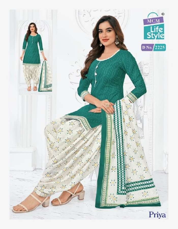 MCM Lifestyle Priya Vol-22 -Dress Material -Wholesale Catalog
