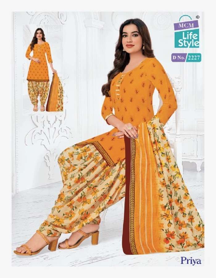MCM Lifestyle Priya Vol-22 -Dress Material -Wholesale Catalog