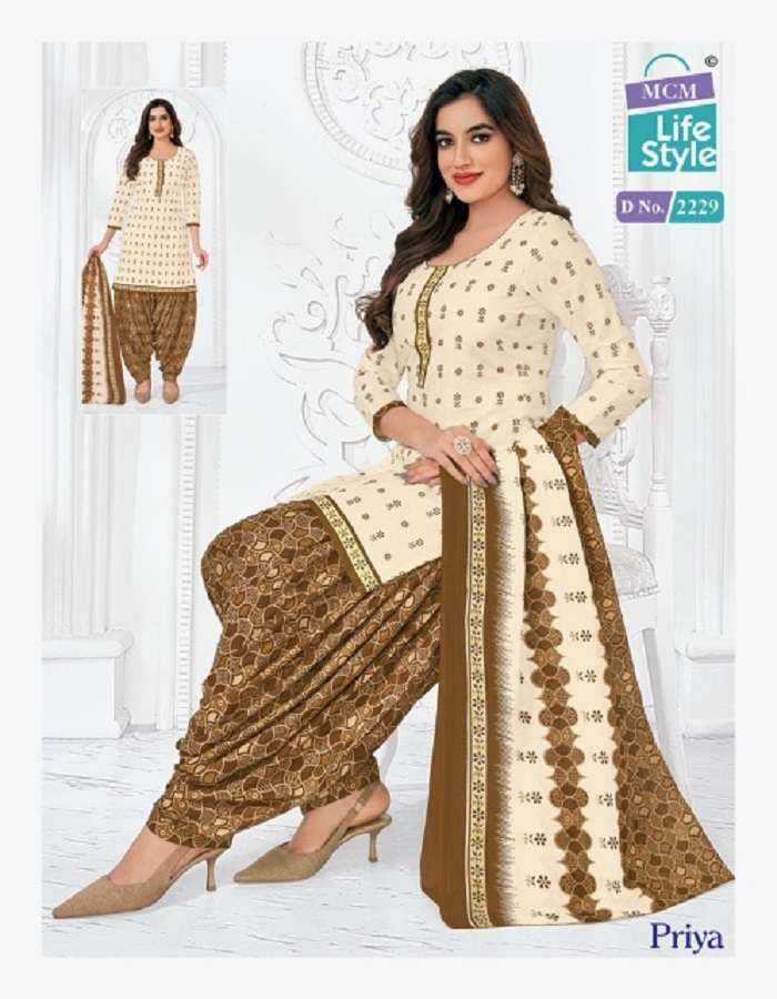 MCM Lifestyle Priya Vol-22 -Dress Material -Wholesale Catalog