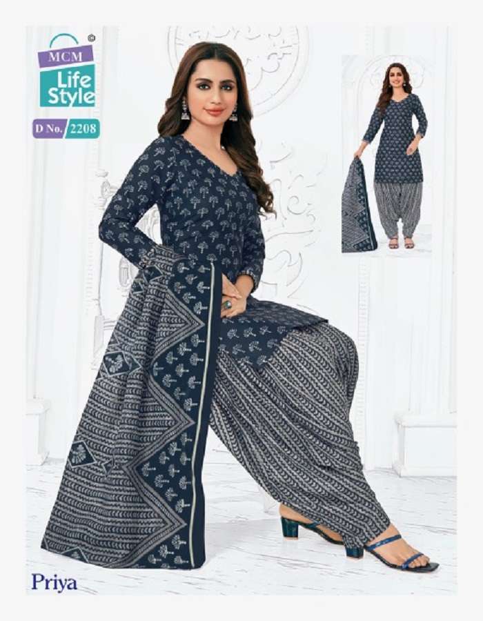 MCM Lifestyle Priya Vol-22 -Dress Material -Wholesale Catalog