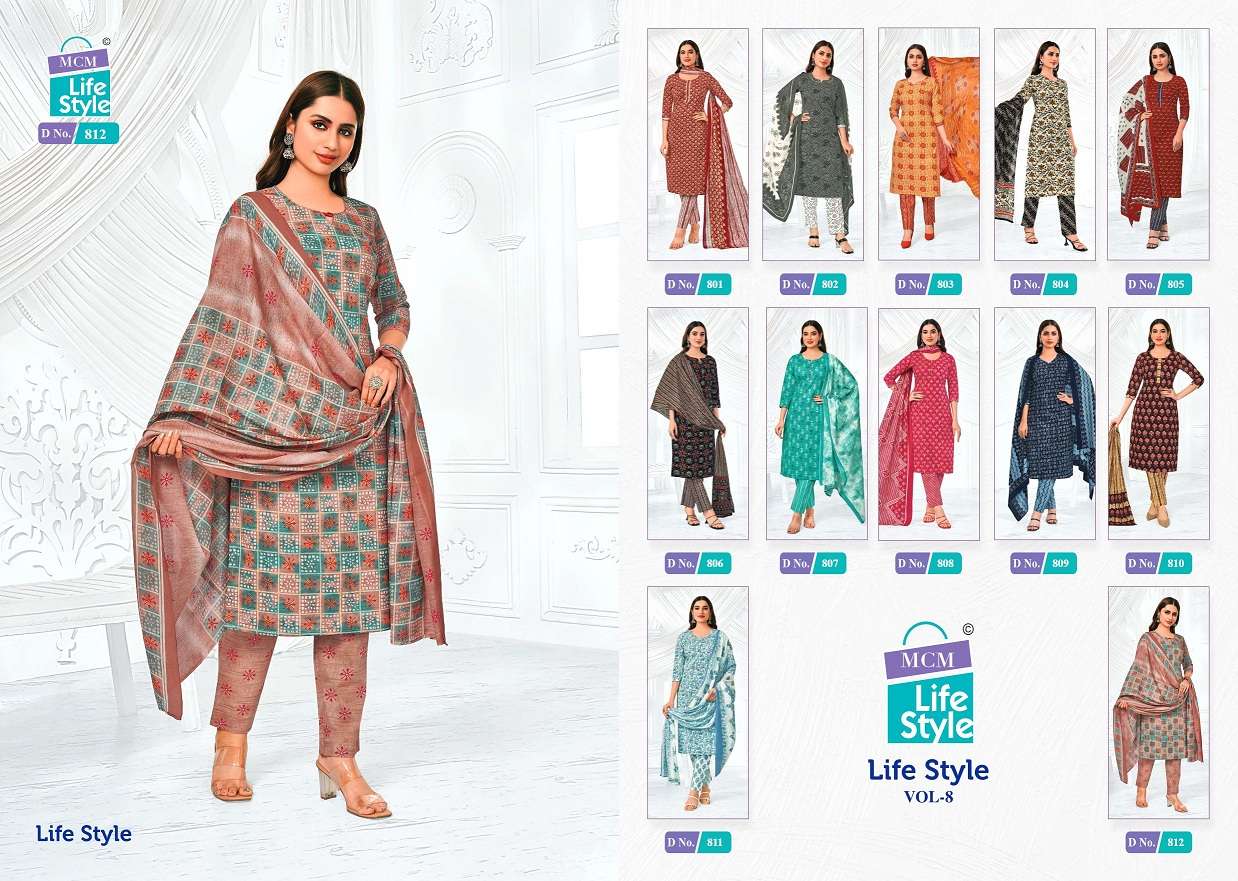 	MCM Lifestyle Vol-8 – Kurti Pant With Dupatta -Wholesale Catalog