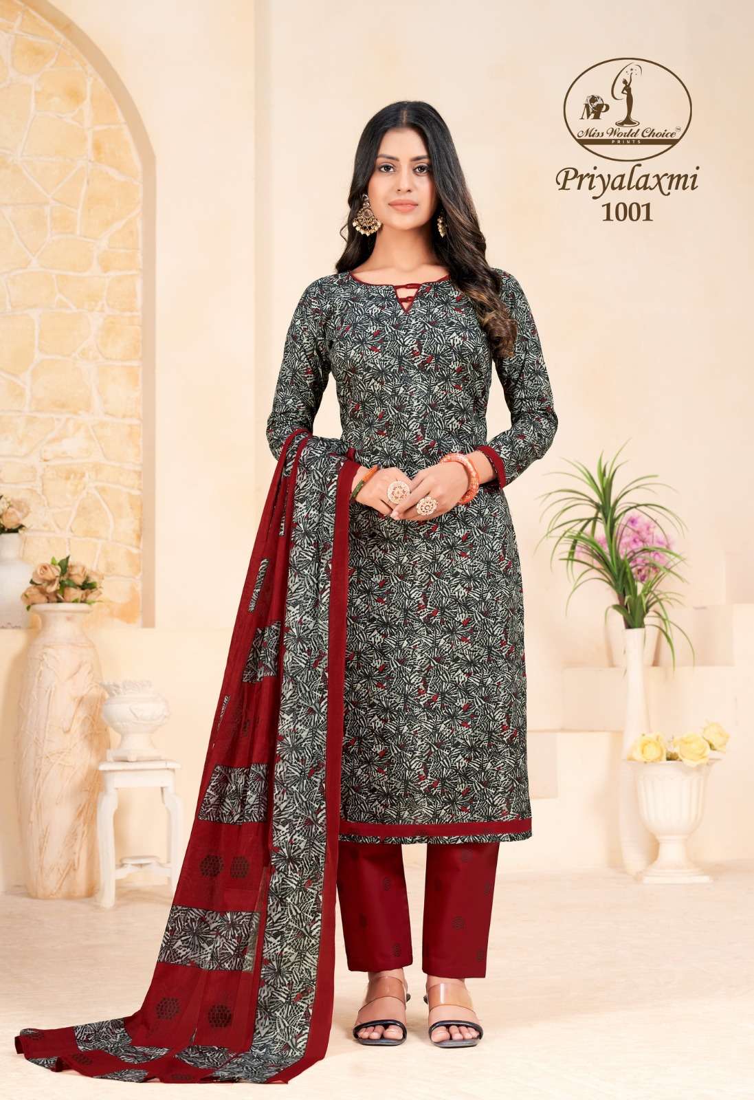 Miss Worl Choice Priyalaxmi Vol 1 Cotton Dress Material Wholesale catalog