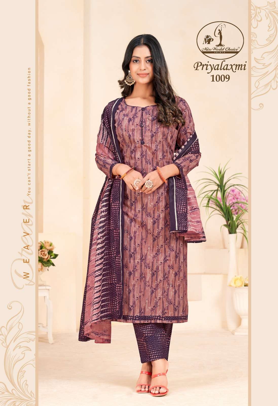 Miss Worl Choice Priyalaxmi Vol 1 Cotton Dress Material Wholesale catalog