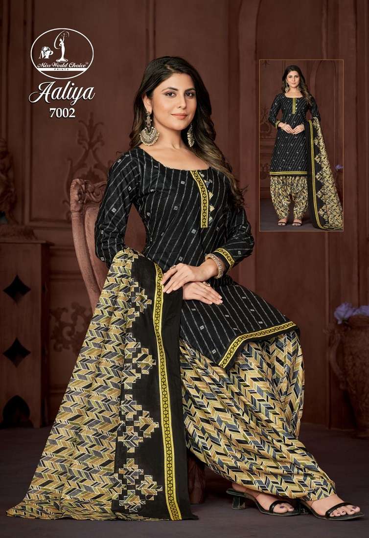 Miss World Aaliya Vol-7 -Dress Material -Wholesale Catalog