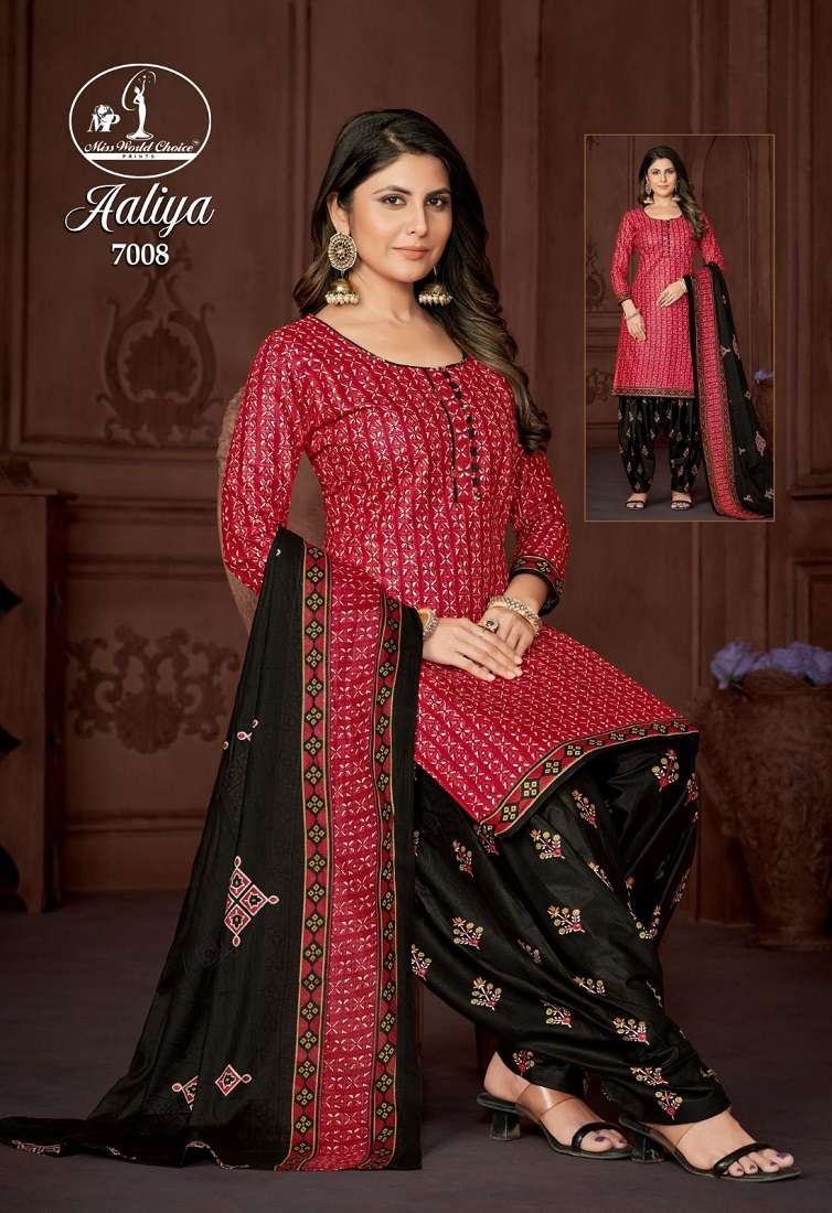 Miss World Aaliya Vol-7 -Dress Material -Wholesale Catalog