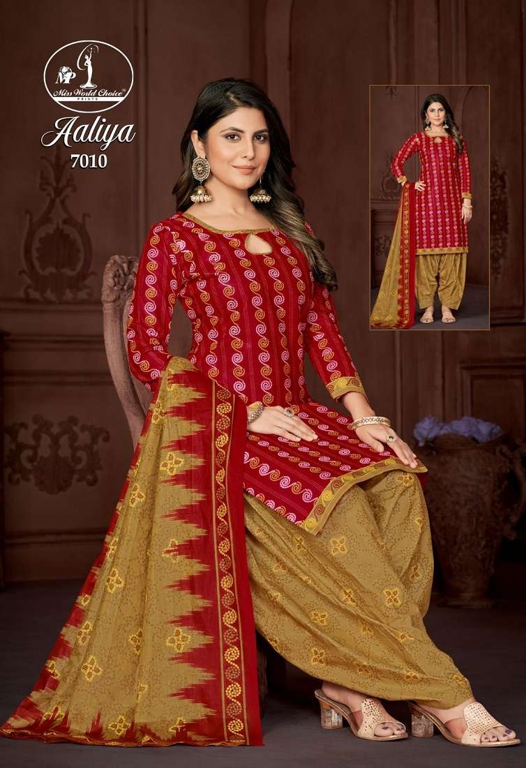 Miss World Aaliya Vol-7 -Dress Material -Wholesale Catalog