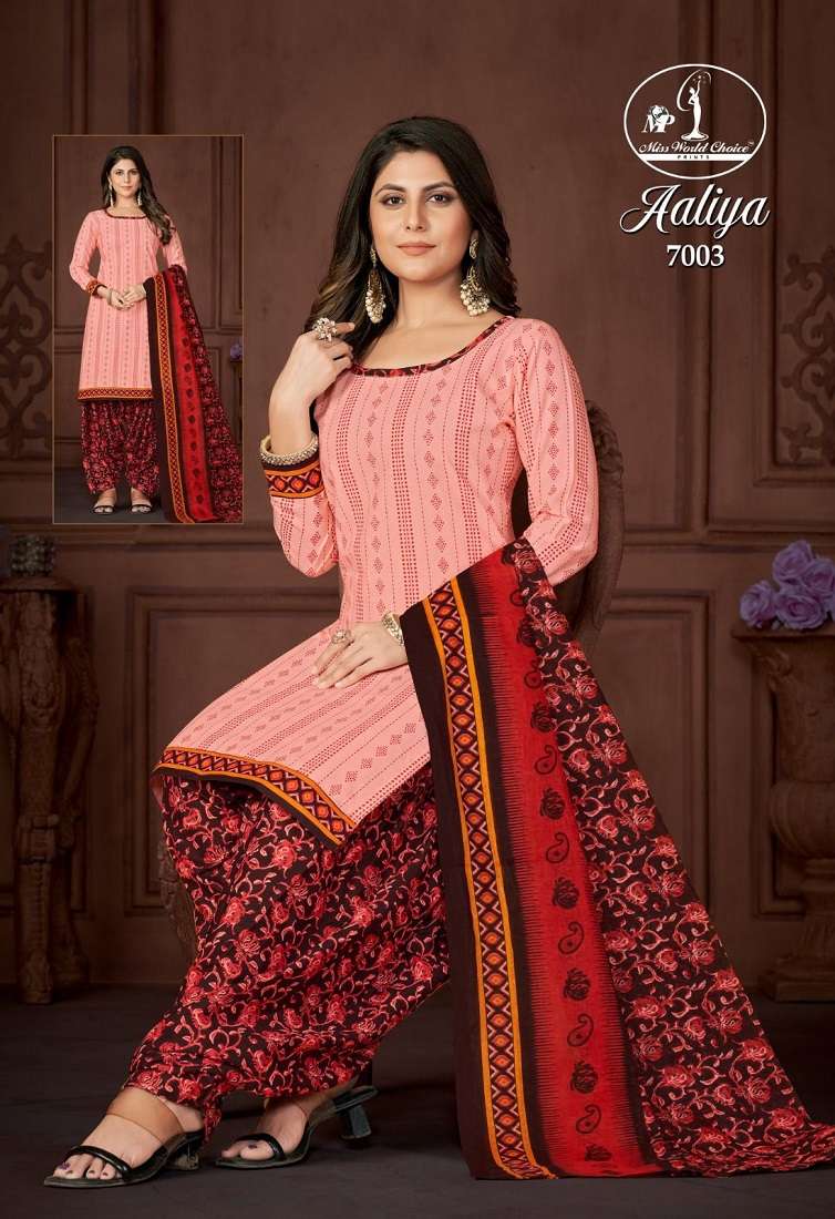 Miss World Aaliya Vol-7 -Dress Material -Wholesale Catalog