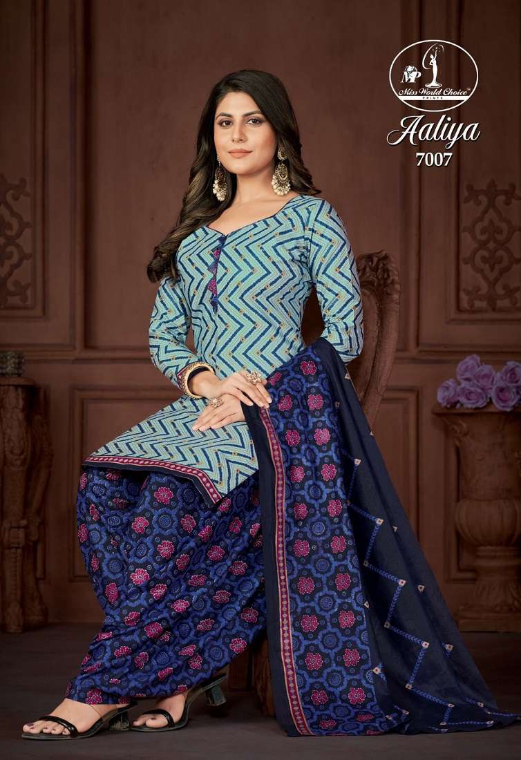 Miss World Aaliya Vol-7 -Dress Material -Wholesale Catalog