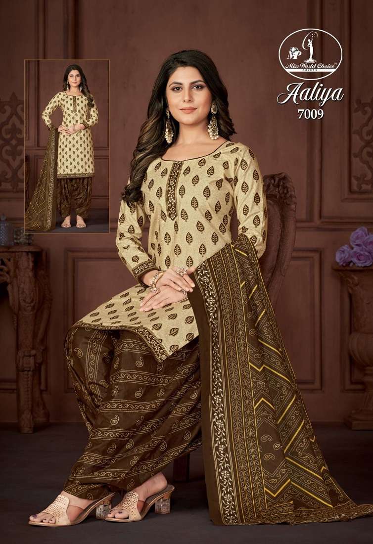 Miss World Aaliya Vol-7 -Dress Material -Wholesale Catalog