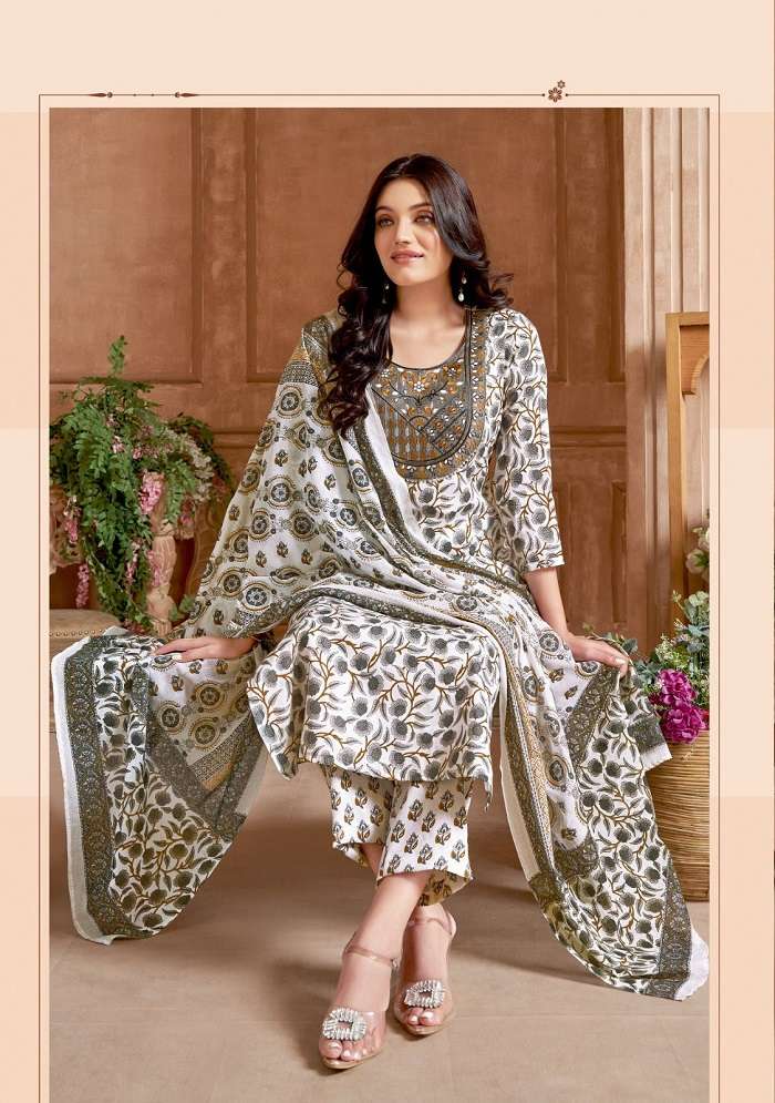 Miss World Sweet Girl Vol 1 Heavy Slub Cotton Dress Material Wholesale catalog