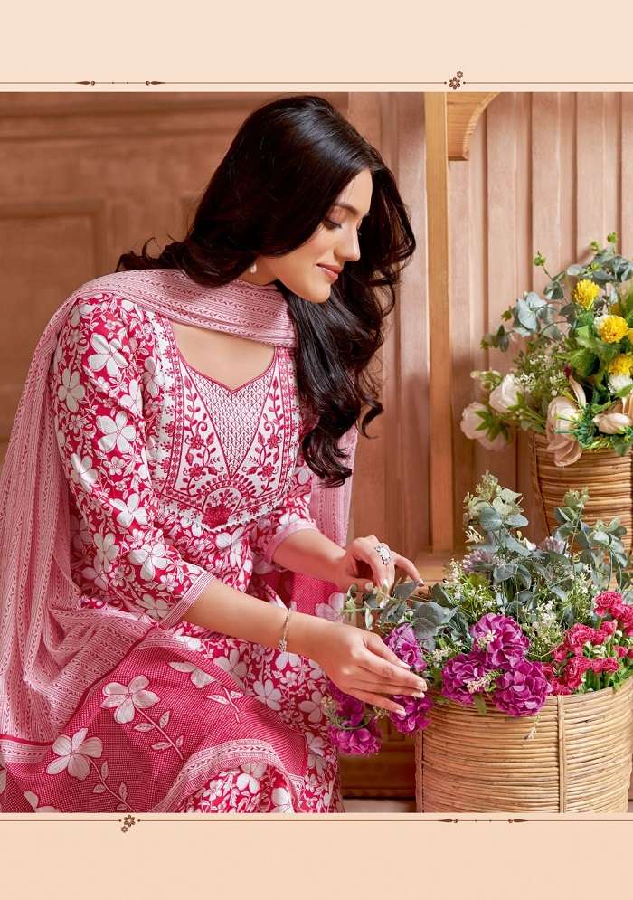 Miss World Sweet Girl Vol 1 Heavy Slub Cotton Dress Material Wholesale catalog