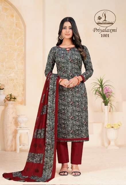 Missworld Priyalaxmi Vol-1 – Dress Material - Wholesale Catlog