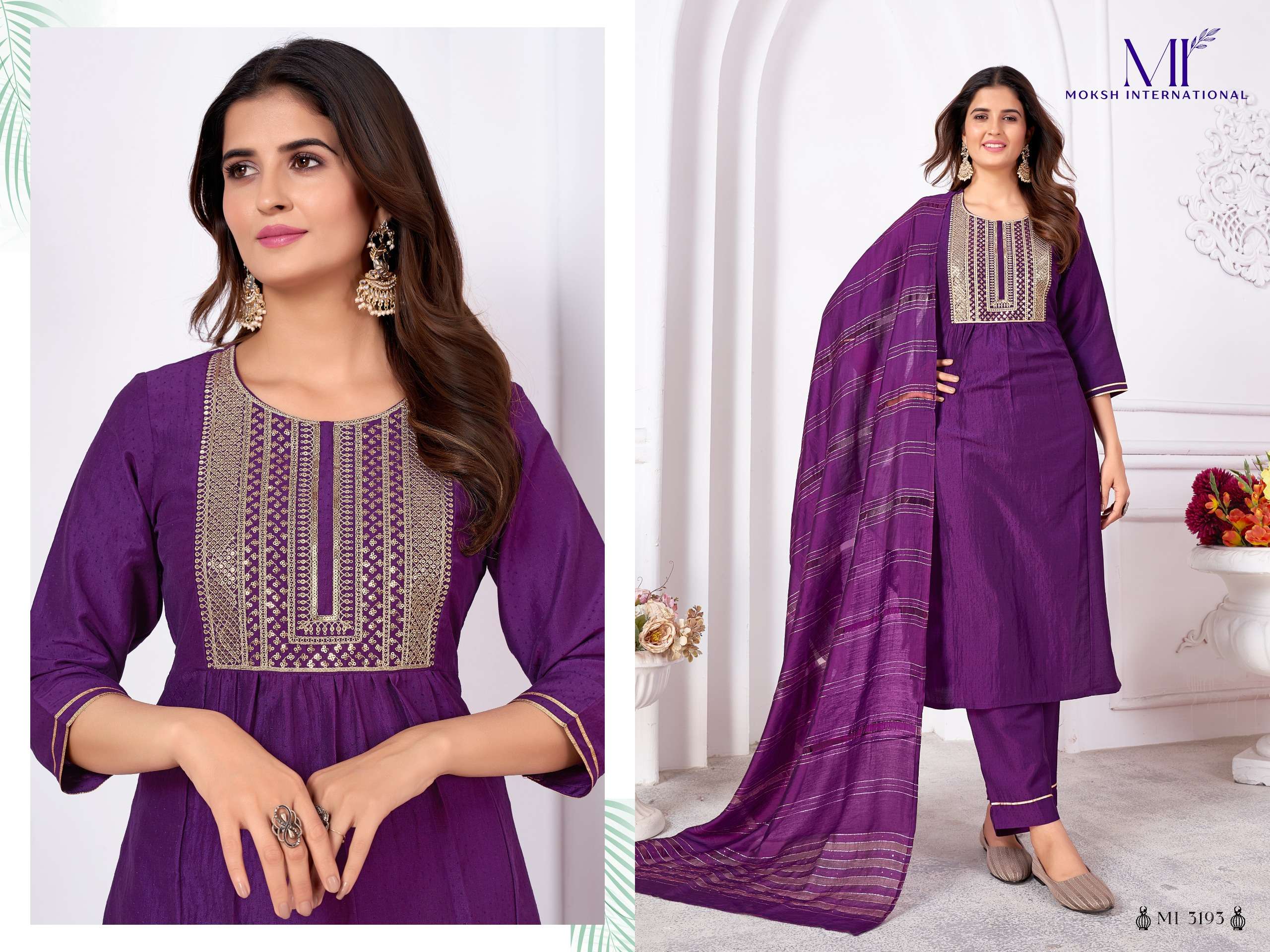 MOKSH INTERNATIONAL Rangoli Vol-1 Kurti Wholesale catalog