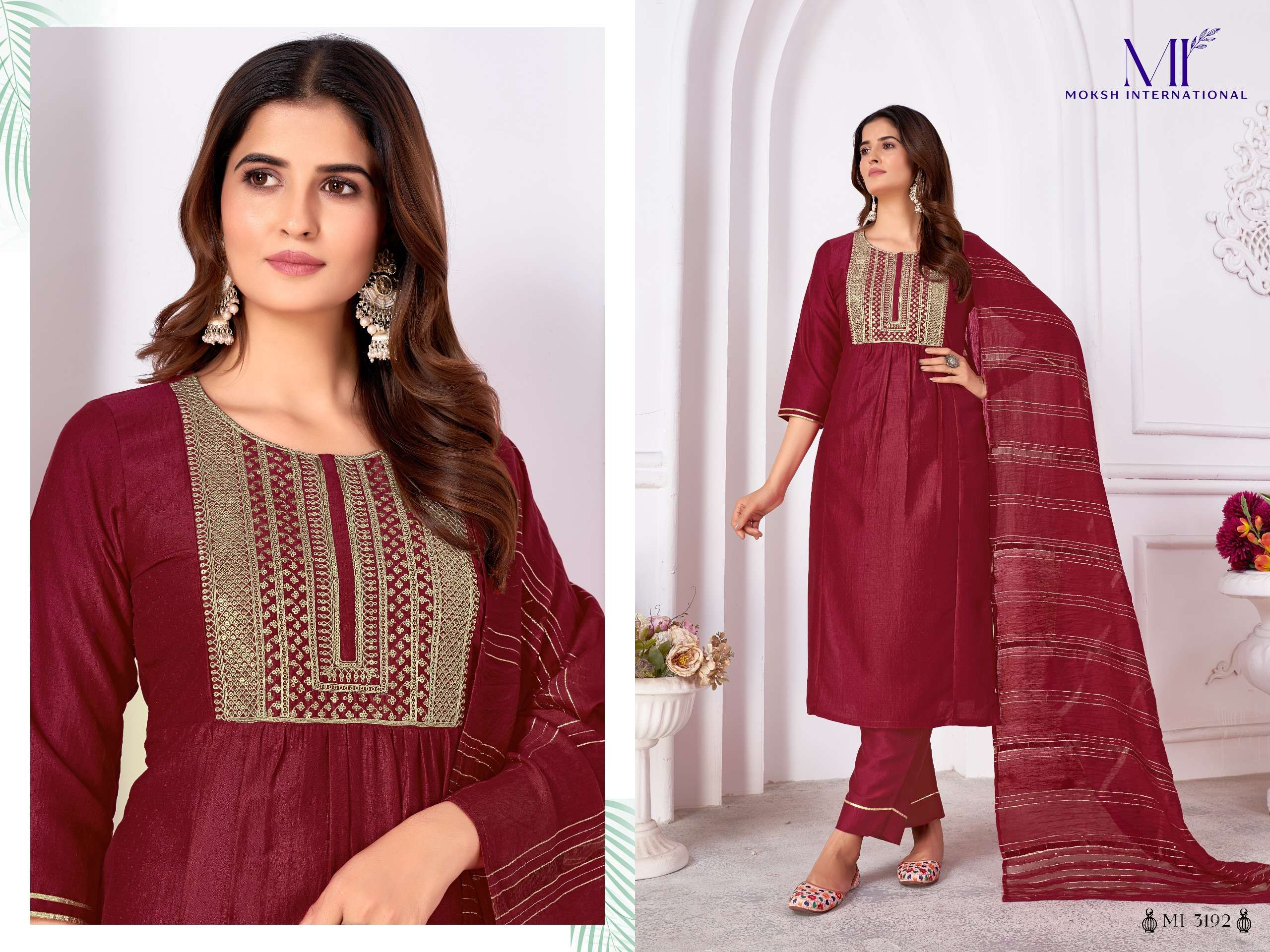 MOKSH INTERNATIONAL Rangoli Vol-1 Kurti Wholesale catalog