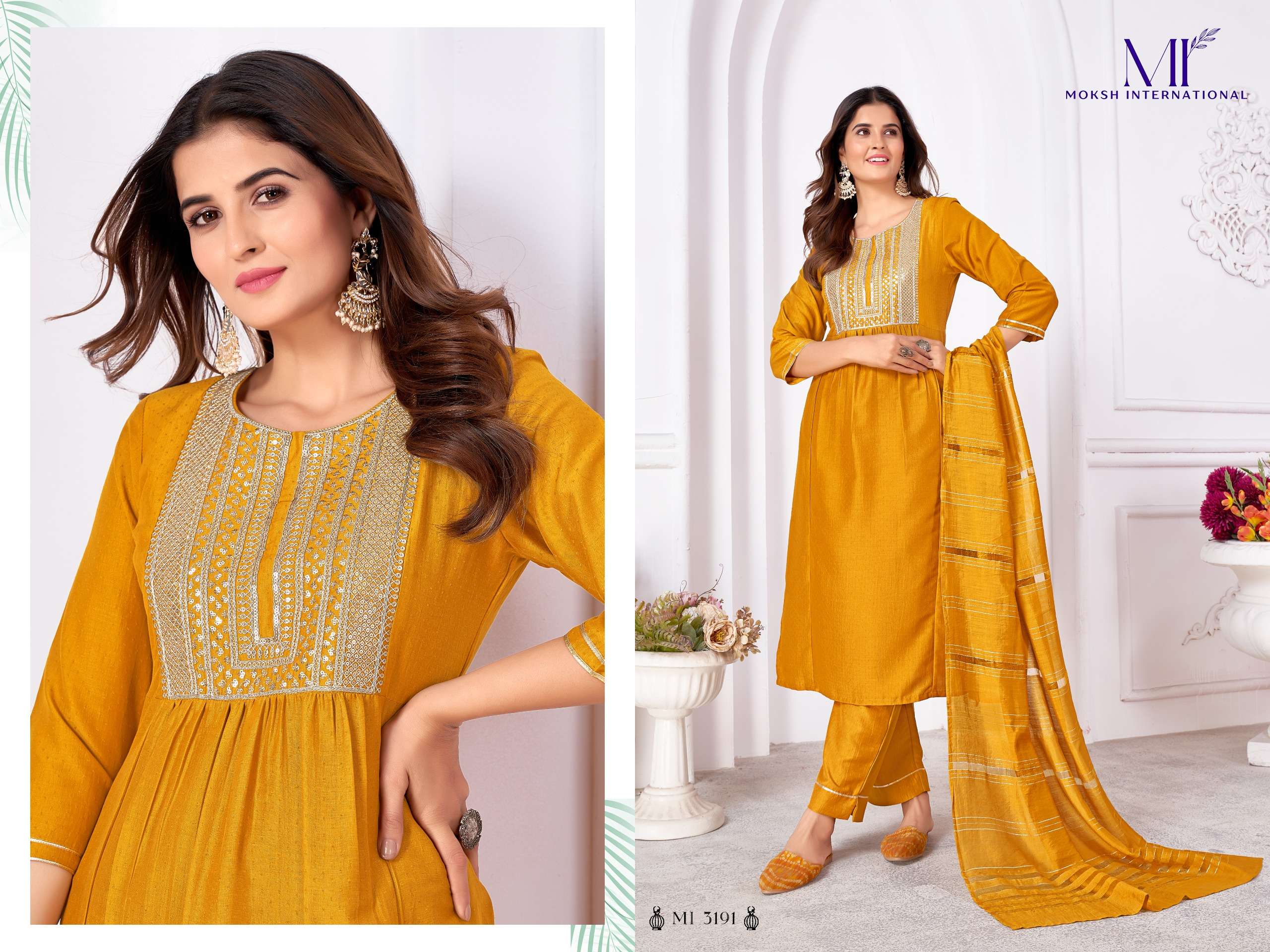MOKSH INTERNATIONAL Rangoli Vol-1 Kurti Wholesale catalog