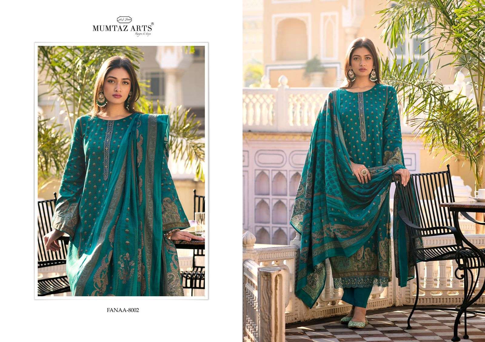 Mumtaz Fanaa Jam Satin Dress Material Wholesale catalog