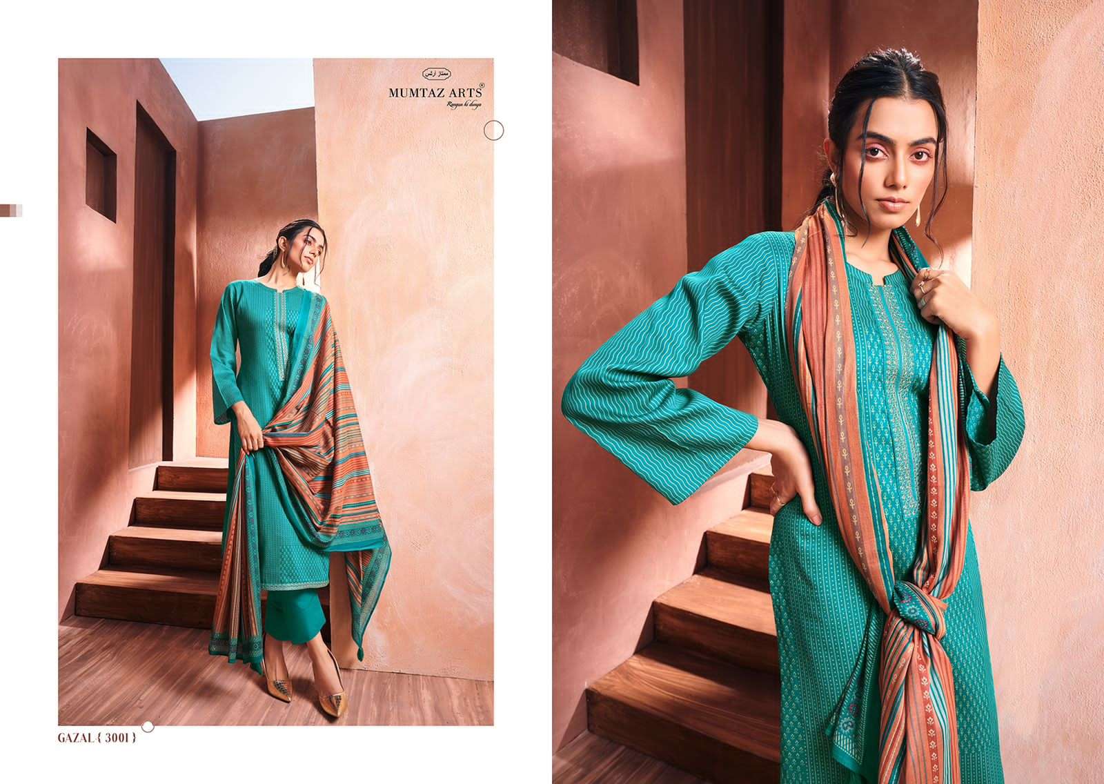 Mumtaz Gazal Jam Satin Designer Salwar Kameez Wholesale catalog