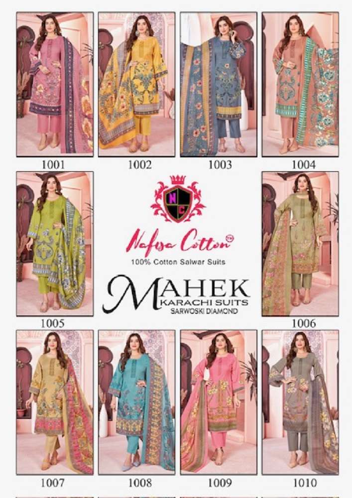 Nafisa Mahek Vol-1 -Dress Material -Wholesale Catalog
