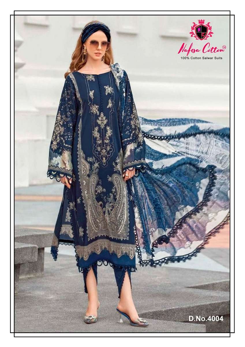 Nafisa Safina Vol-4 -Dress Material -Wholesale Catalog