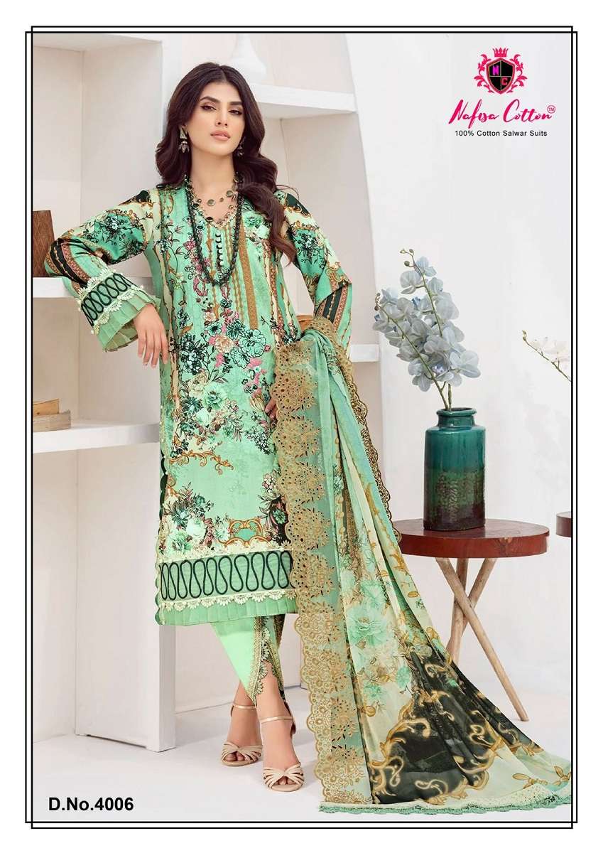Nafisa Safina Vol-4 -Dress Material -Wholesale Catalog
