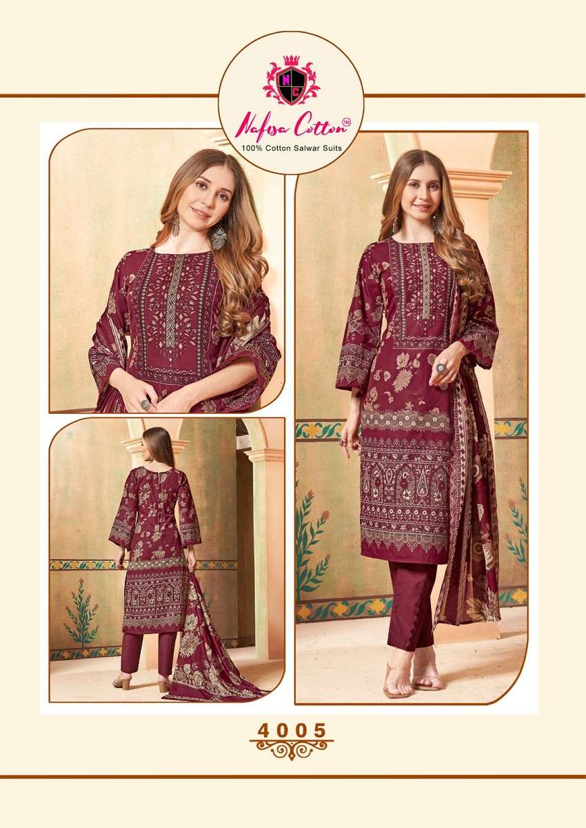 Nafisha Esra Vol-4- Karachi Suits Wholesale Catalog